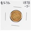 Image 1 : 1878-S $2 1/2 Liberty Head Quarter Eagle Gold Coin