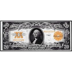 1922 $20 Gold Certificate Note