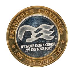 .999 Silver HSP Princess Cruises Casino Limited Edition Gaming Token