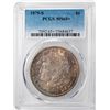 Image 1 : 1879-S $1 Morgan Silver Dollar Coin PCGS MS65+ Amazing Toning