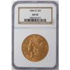 Image 1 : 1884-CC $20 Liberty Head Double Eagle Gold Coin NGC AU53