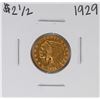 Image 1 : 1929 $2 1/2 Indian Head Quarter Eagle Gold Coin