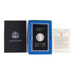 1882-CC $1 Morgan Silver Dollar Coin GSA Hoard Uncirculated w/ Box & COA