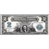 Image 1 : 1899 $2 Mini-Porthole Silver Certificate Note