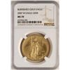 Image 1 : 2007-W $50 Burnished American Gold Eagle Coin NGC MS70