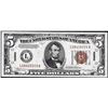 Image 1 : 1934A $5 Hawaii WWII Emergency Issue Federal Reserve Note