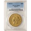 Image 1 : 1873-S Open 3 $20 Liberty Head Double Eagle Gold Coin PCGS XF40