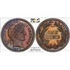 Image 1 : 1905 Proof Barber Dime Coin PCGS PR64 AMAZING Toning