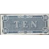 Image 2 : 1864 $10 Confederate States of America Note