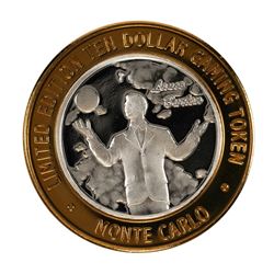 .999 Silver Monte Carlo Las Vegas, Nevada $10 Casino Limited Edition Gaming Token