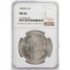 Image 1 : 1878-S $1 Morgan Silver Dollar Coin NGC MS65