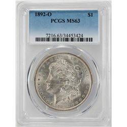 1892-O $1 Morgan Silver Dollar Coin PCGS MS63