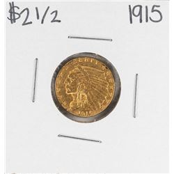 1915 $2 1/2 Indian Head Quarter Eagle Gold Coin