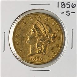 1856-S $20 Liberty Head Double Eagle Gold Coin