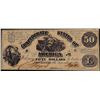 Image 1 : 1861 $50 Confederate States of America Note