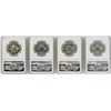 Image 2 : Lot of 1960-1963 Proof Franklin Half Dollar Coins NGC PF66