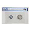 Image 1 : 1878-CC $1 Morgan Silver Dollar Coin GSA Hoard  Soft Pack NGC MS62 Nice Toning
