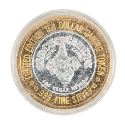 .999 Silver Circus Circus $10 Casino Limited Edition Gaming Token
