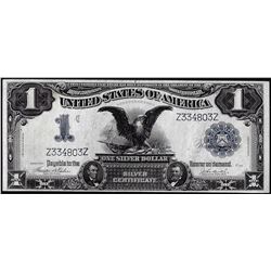 1899 $1 Black Eagle Silver Certificate Note