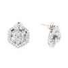 Image 2 : 14KT White Gold 3.45 ctw Diamond Earrings