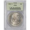 Image 1 : 1882-S $1 Morgan Silver Dollar Coin PCGS MS66 OGH