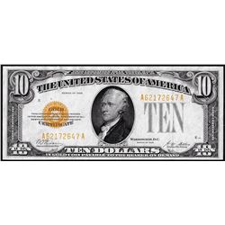 1928 $10 Gold Certificate Note