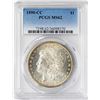 Image 1 : 1890-CC $1 Morgan Silver Dollar Coin PCGS MS62