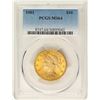 Image 1 : 1901 $10 Liberty Head Eagle Gold Coin PCGS MS64
