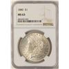Image 1 : 1880 $1 Morgan Silver Dollar Coin NGC MS63