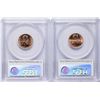 Image 2 : Lot of (2) 2009 Bicentennial Lincoln Cent Coins PCGS MS66RD First Day of Issue
