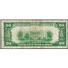 Image 2 : 1929 $20 NB of Newark, NJ CH# 9912 National Currency Note 3 Digit Serial Number