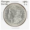 Image 1 : 1891-CC $1 Morgan Silver Dollar Coin