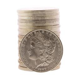 Roll of (20) Brilliant Uncirculated 1884-O $1 Morgan Silver Dollar Coins