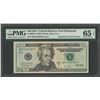 Image 1 : 2013 $20 Federal Reserve Note Repeater Serial Number PMG Gem Uncirculated 65EPQ