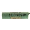 Image 1 : Roll of (50) Brilliant Uncirculated 1957-D Roosevelt Dime Coins