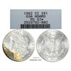 Image 1 : 1882-CC $1 Morgan Silver Dollar Coin GSA Hoard NGC MS63 Star Amazing Toning