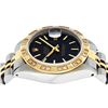 Image 5 : Rolex Ladies Two Tone 14K Black Index & Pyramid Diamond Datejust Wristwatch