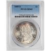Image 1 : 1889-S $1 Morgan Silver Dollar Coin PCGS MS65 Nice Toning