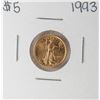 Image 1 : 1993 $5 American Gold Eagle Coin