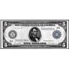 Image 1 : 1914 $5 Federal Reserve Note Philadelphia