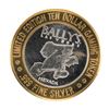 Image 2 : .999 Silver Ballys Las Vegas $10 Casino Limited Edition Gaming Token