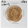 Image 1 : 1882 $10 Liberty Head Eagle Gold Coin