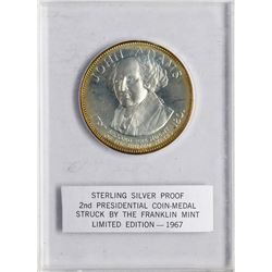 1967 Limited Edition Sterling Silver Proof Presidential Medal