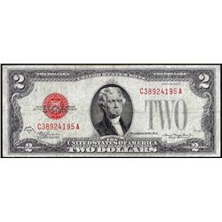 1928D $2 Legal Tender Note Printing Shift ERROR