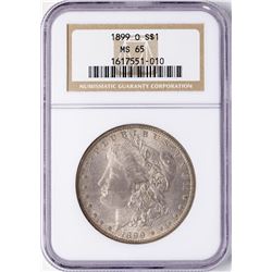 1899-O $1 Morgan Silver Dollar Coin NGC MS65
