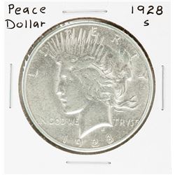1928-S $1 Peace Silver Dollar Coin