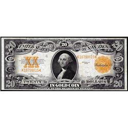 1922 $20 Gold Certificate Note