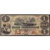 Image 1 : 1861 $1 Bank of Commerce Georgia Obsolete Note