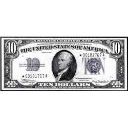 1934 $10 Silver Certificate STAR Note