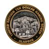 Image 1 : .999 Silver Aladdin Resort Casino $10 Casino Limited Edition Gaming Token